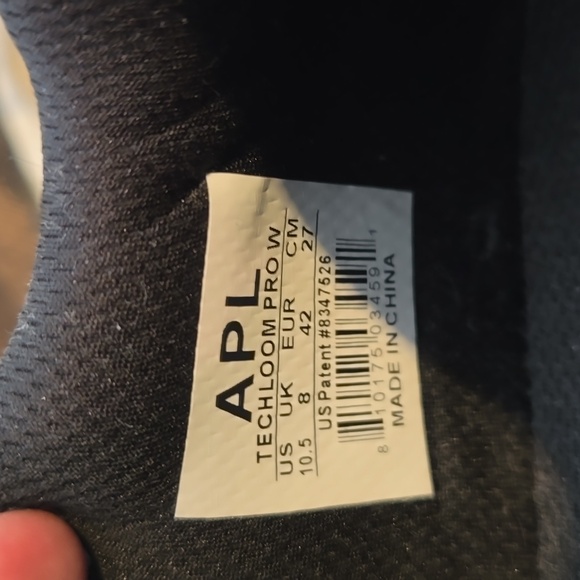 APL black and copper metallic womens workout sneakers size 10.5 - Picture 4 of 4